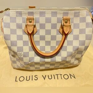 Louis Vuitton Damier Azur speedy 25
